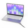 Compulocks Ledge Adapter, skirtas MacBook Neo MBALDGN01KL, su rakinamu kabelio užraktu (kampinis užraktas)