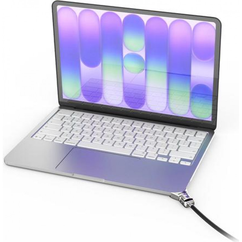 Compulocks Ledge Adapter, skirtas MacBook Neo MBALDGN01KL, su rakinamu kabelio užraktu (kampinis užraktas)