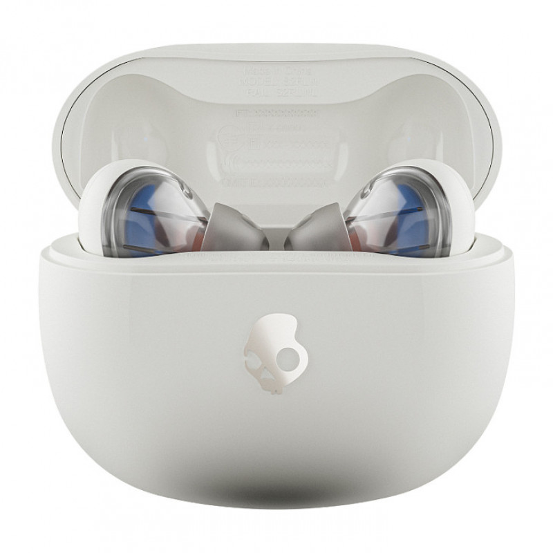 Skullcandy Rail belaidžiai ausinukai S2RLW-Q751, Bone/Orange Glow
