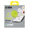 SBS Track My Circle ieškiklis, suderinamas su Apple Find My, žalias