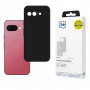 3MK Matt Case, skirta Google Pixel 9A, juodas