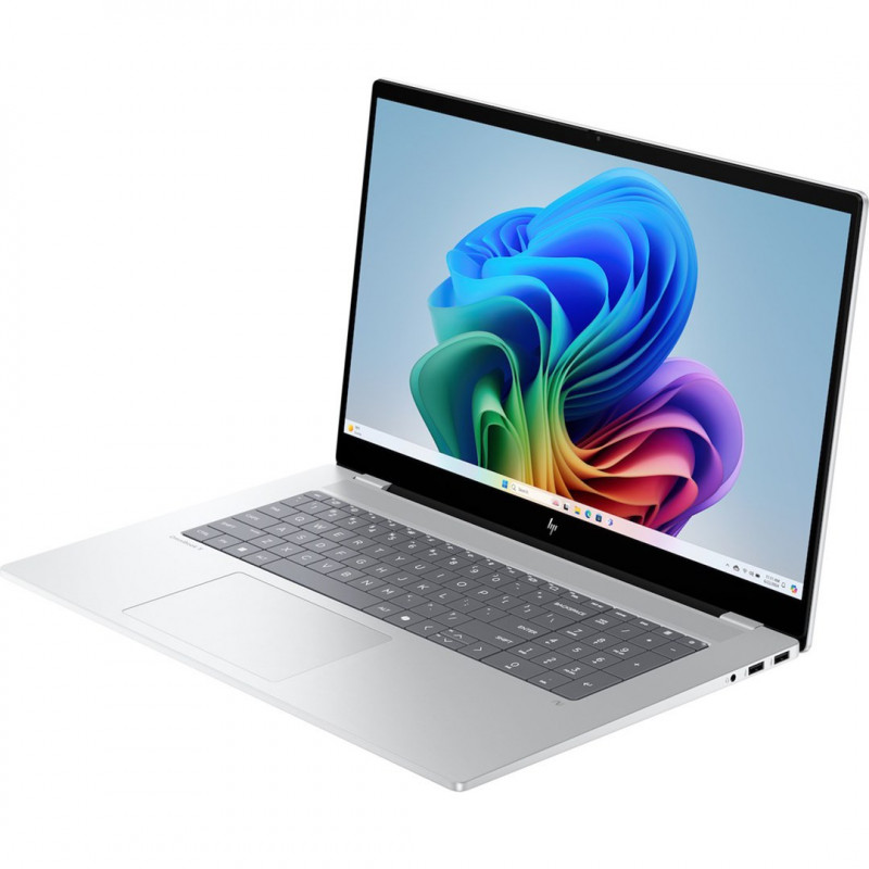 HP OmniBook X 17T-DD00-D4SD9 nešiojamasis kompiuteris, 17.3" FHD lietimui jautrus ekranas, Intel Core Ultra 7 256V, 16 GB RAM, 512 GB SSD, Win11, Glaciar Silver (REPACK)
