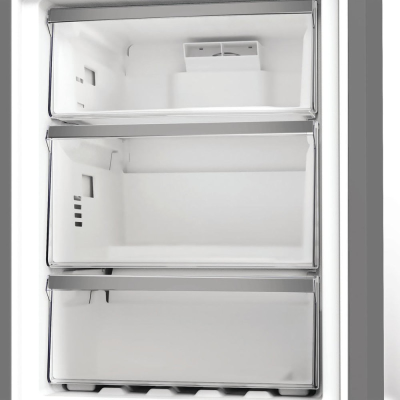 Whirlpool WPC 83I XP laisvai pastatomas šaldytuvas-šaldiklis, 316 L, sidabrinis (WPC83IXP)