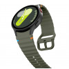 Tech-Protect silikoninis sportinis dirželis THP3054, skirtas Samsung Galaxy Watch 4/5/5 Pro/6/7/FE, Army Green