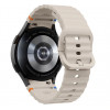 Tech-Protect silikoninis sportinis dirželis, skirtas Samsung Galaxy Watch 4/5/5 Pro/6/7/FE, Starlight