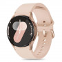Tech-Protect silikoninis dirželis THP2974, skirtas Samsung Galaxy Watch 4/5/5 Pro/6/7/FE, Caffe Latte