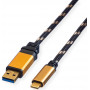 ROLINE GOLD USB 3.2 Gen 1 kabelis, USB-A į USB-C, kištukas/kištukas, 2 m (11.02.9093)