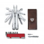 Victorinox Swiss Tool Spirit X Plus universalus įrankis, nerūdijantis plienas, oda, 105 mm (3.0235.L)