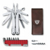 Victorinox Swiss Tool Spirit X Plus universalus įrankis, nerūdijantis plienas, oda, 105 mm (3.0235.L)