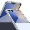 Tech-Protect Flexair Hybrid dėklas THP4318 skirtas Samsung Galaxy Z Flip 7, permatomas