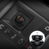 Tech-Protect CC45W 2 prievadų automobilinis įkroviklis, USB-C PD 45W, USB-A QC 3.0, juodas