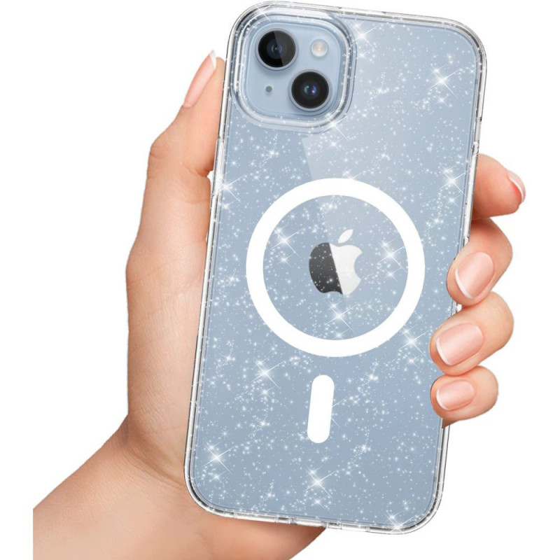 Tech-Protect Flexair Hybrid MagSafe Apple iPhone 13 / 14 dėklas, Glitter