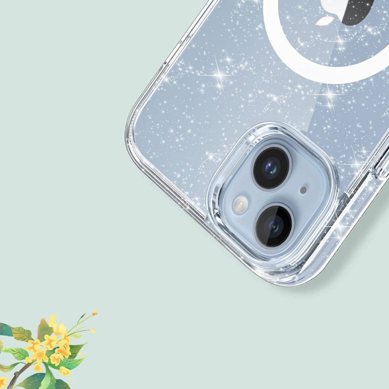 Tech-Protect Flexair Hybrid MagSafe Apple iPhone 13 / 14 dėklas, Glitter