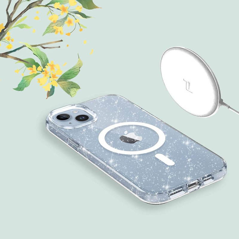 Tech-Protect Flexair Hybrid MagSafe Apple iPhone 13 / 14 dėklas, Glitter