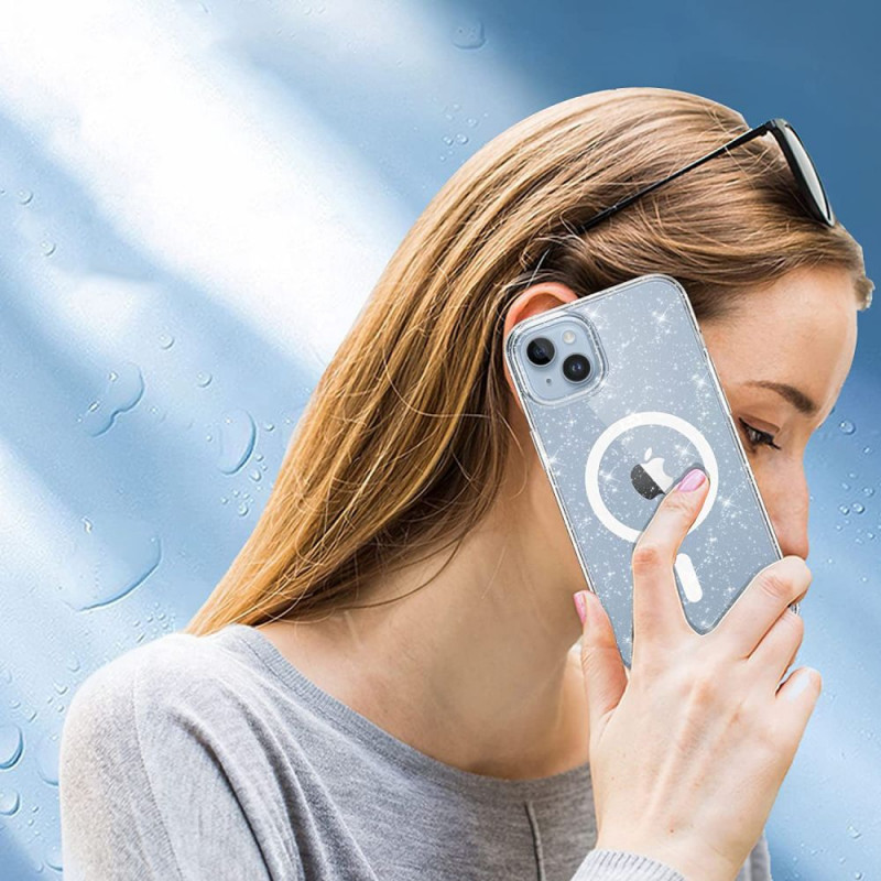 Tech-Protect Flexair Hybrid MagSafe Apple iPhone 13 / 14 dėklas, Glitter