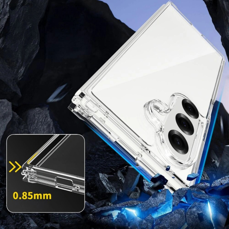 Tech-Protect Flexair Hybrid dėklas THP4308, skirtas Samsung Galaxy Z Fold 7, permatomas