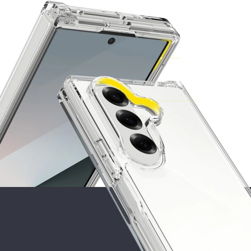 Tech-Protect Flexair Hybrid dėklas THP4308, skirtas Samsung Galaxy Z Fold 7, permatomas