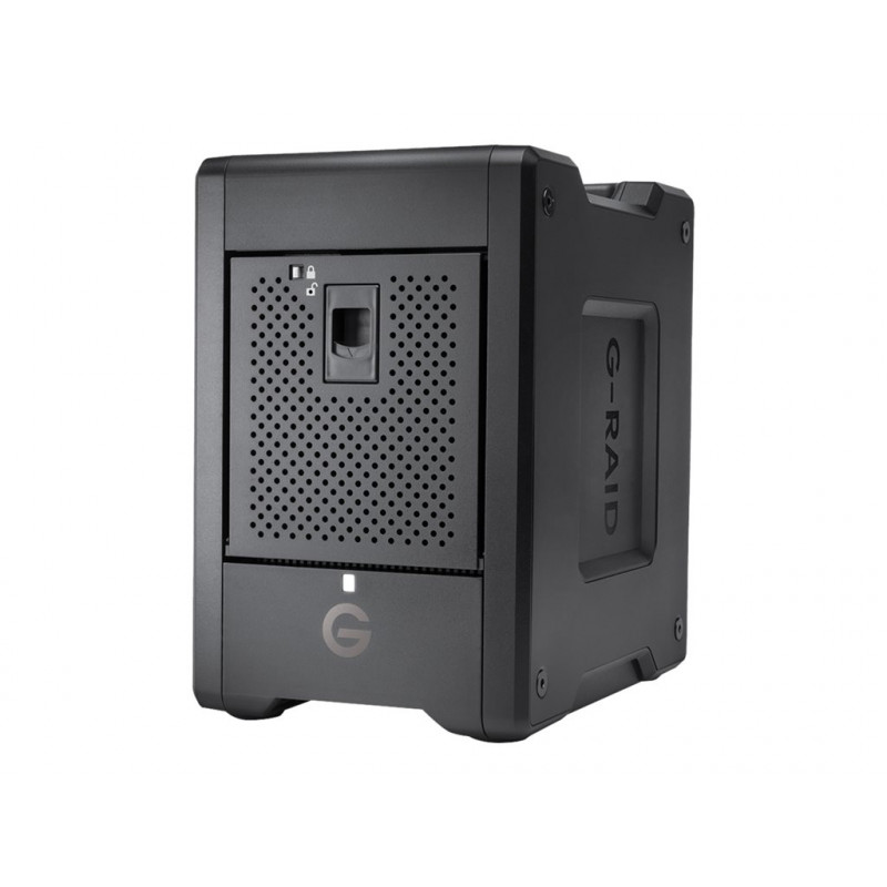 SanDisk Professional G-RAID SHUTTLE 4 kietųjų diskų masyvas, 24 TB, 4 dėtuvės, HDD 6 TB x 4, Thunderbolt 3, USB 3.2 Gen 2