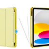 Tech-Protect Tech-Protect SC Pen Apple iPad 10.9 (2022) / iPad 11 (2025) dėklas, geltonas