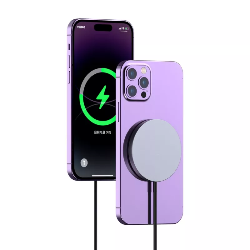 Dudao A12XS 15 W belaidis įkroviklis, suderinamas su MagSafe, juodas