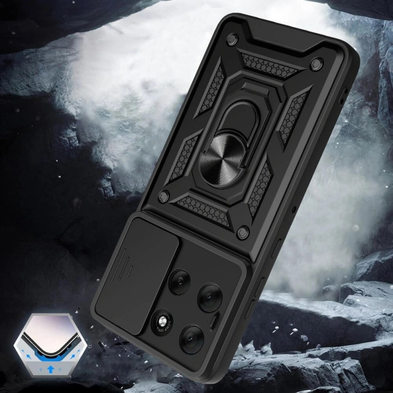 Tech-Protect Camshield Pro dėklas skirtas Motorola Moto G86 5G / G86 Power 5G, juodas