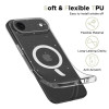 Tech-Protect FlexAir MagSafe dėklas, skirtas Apple iPhone Air, permatomas blizgus