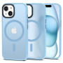 Tech-Protect MagMat MagSafe Apple iPhone 15 dėklas, Matte Sky Blue