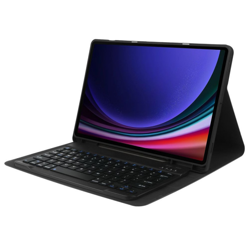 Tech-Protect SmartCase Pen Samsung Galaxy Tab S9 FE+ dėklas su klaviatūra, juodas