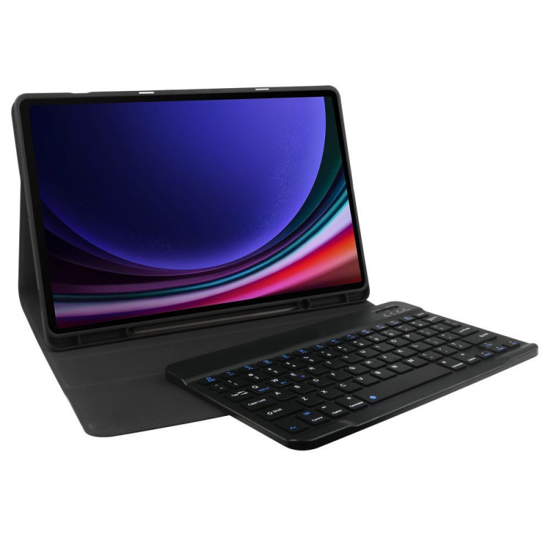 Tech-Protect SmartCase Pen Samsung Galaxy Tab S9 FE+ dėklas su klaviatūra, juodas