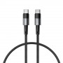 Tech-Protect Ultraboost USB-C PD kabelis, 100W, 5A, 25 cm, pilkas