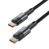 Tech-Protect Ultraboost USB-C PD kabelis, 100W, 5A, 25 cm, pilkas