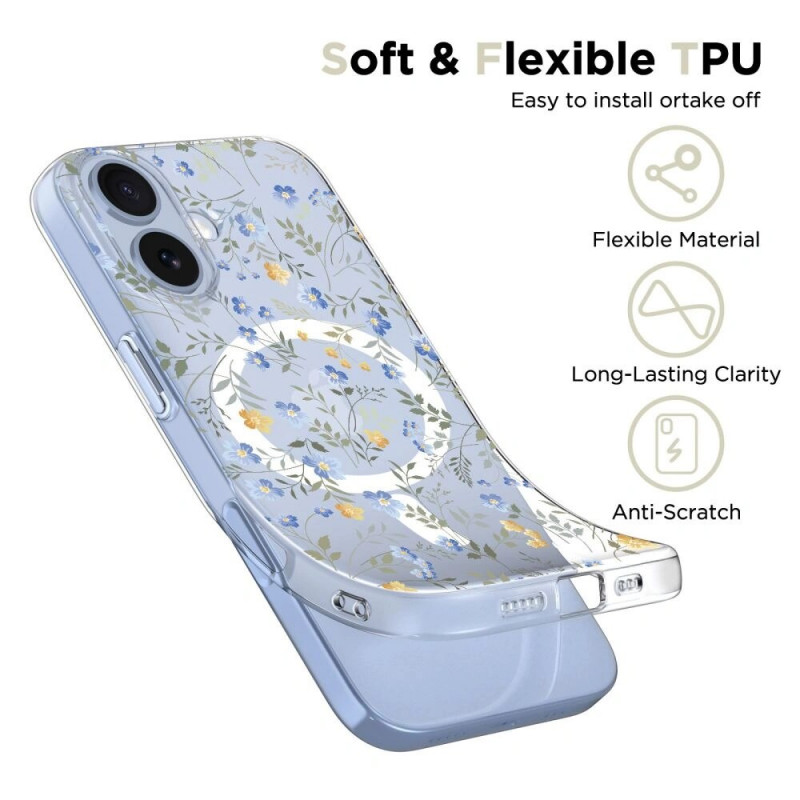 Tech-Protect FlexAir MagSafe dėklas, skirtas Apple iPhone 17, Spring Flowers
