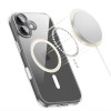 Tech-Protect Flexair Hybrid CC MagSafe dėklas, skirtas Apple iPhone 17, skaidrus
