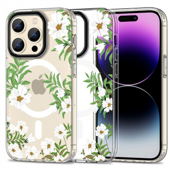 Tech-Protect MagMood MagSafe dėklas, skirtas Apple iPhone 15 Pro, Spring Daisy (THP2327)