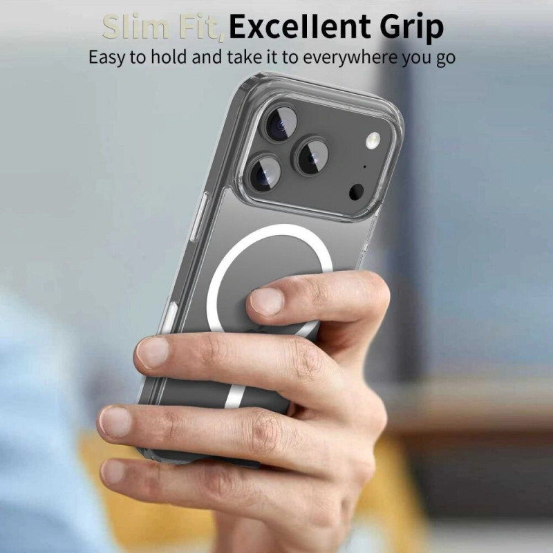 Tech-Protect Flexair Hybrid CC MagSafe dėklas, skirtas Apple iPhone 17 Pro, permatomas