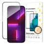 Wozinsky Full Glue Case Friendly grūdintas stiklas su rėmeliu, skirtas iPhone 15 Pro Max, juodas