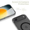 Tech-Protect Magslim MagSafe dėklas, skirtas Apple iPhone Air, matinė juoda