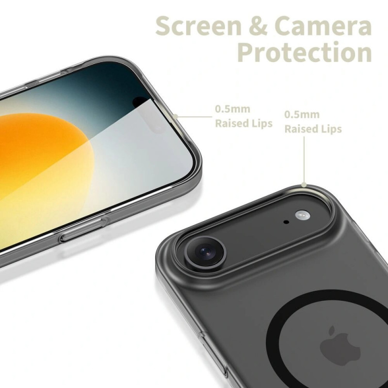 Tech-Protect Magslim MagSafe dėklas, skirtas Apple iPhone Air, matinė juoda