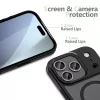 Tech-Protect Magmat MagSafe dėklas, skirtas Apple iPhone 17 Pro Max, matinė juoda