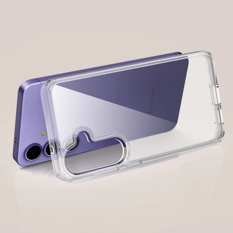 Tech-Protect Flexair Hybrid dėklas, skirtas Samsung Galaxy S25, permatomas