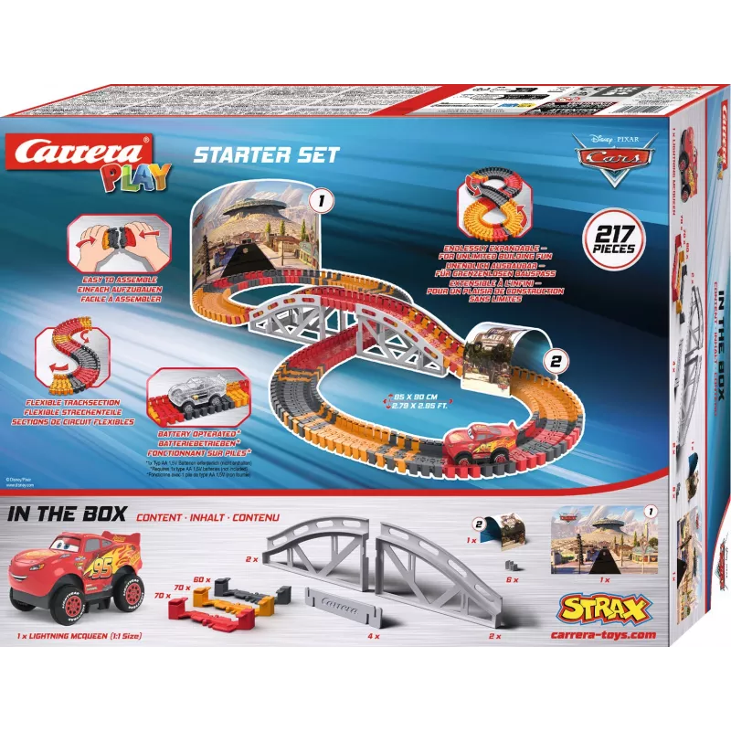 Carrera STRAX Disney Pixar Cars pradinis rinkinys (16161000)