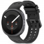 Tech-Protect silikoninis Air dirželis, skirtas Samsung Galaxy Watch 8 / 9 / Classic 40 / 44 / 46 mm, juodas