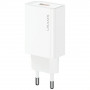 USAMS CC326 T69 USB-A sieninis įkroviklis, 10,5 W, 2,1 A, baltas