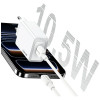 USAMS CC326 T69 USB-A sieninis įkroviklis, 10,5 W, 2,1 A, baltas