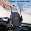 USAMS US-ZJ065 prietaisų skydelio automobilinis telefono laikiklis su siurbtuku, juodas (ZJ065ZJ01)