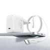 USAMS CC339 T76 45W GaN USB-C sieninis įkroviklis su SJ711 USB-C–USB-C kabeliu (1 m), baltas