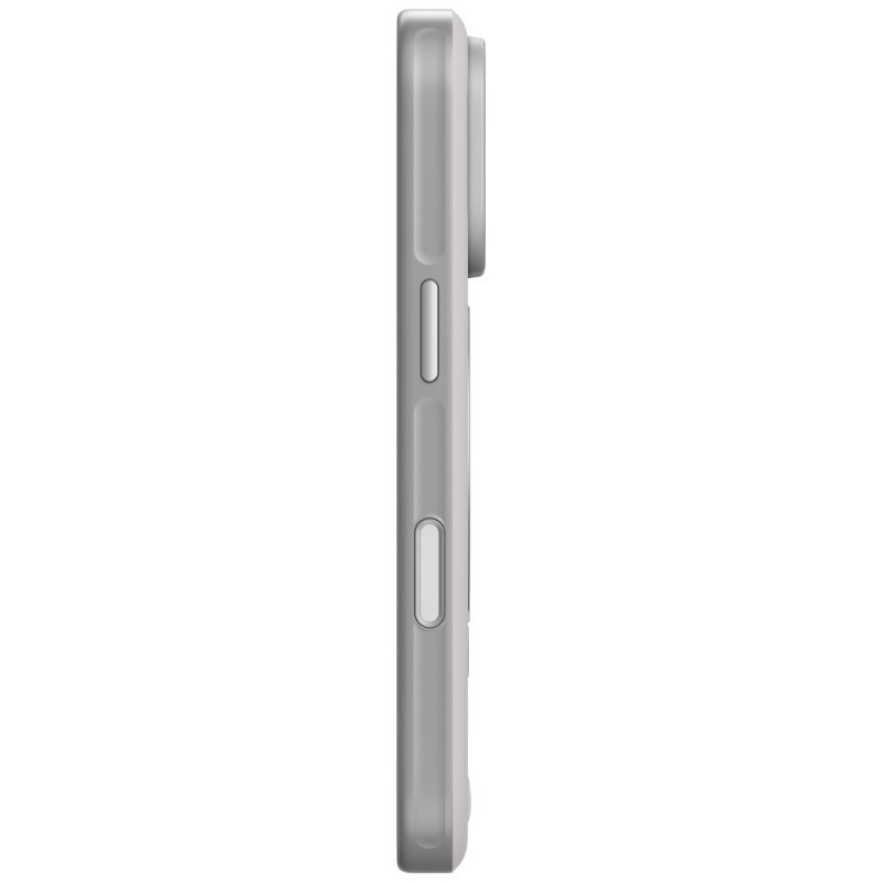 UNIQ Elix dėklas, skirtas Apple iPhone 18 Pro / 17 Pro, 360° pasukamas atrama, šviesiai pilkas