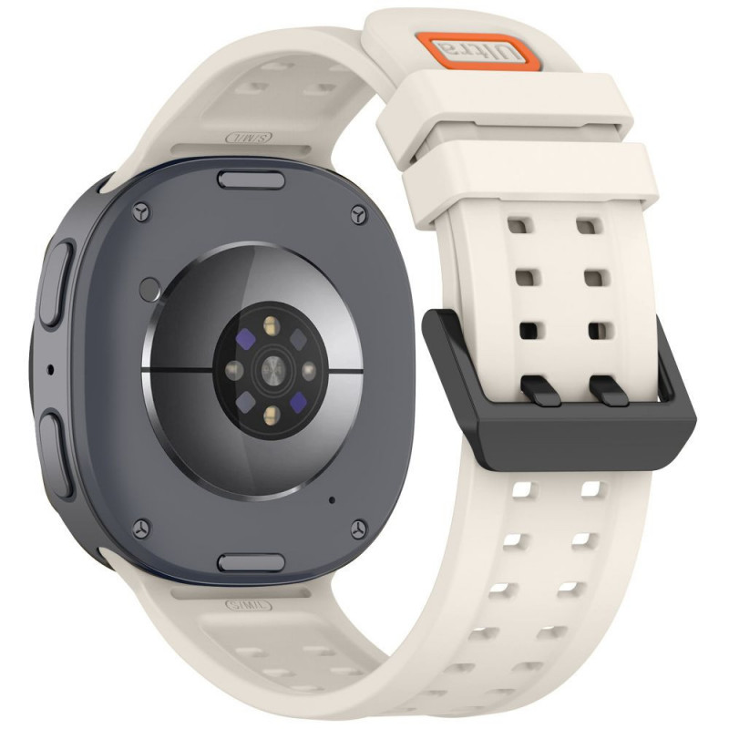 Tech-Protect silikoninis Air dirželis, skirtas Samsung Galaxy Watch 8 / 9 / Classic 40 / 44 / 46 mm, Starlight