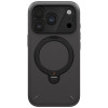 UNIQ Elix dėklas Apple iPhone 18 Pro / 17 Pro, 360 besisukantis stovas, pilkas