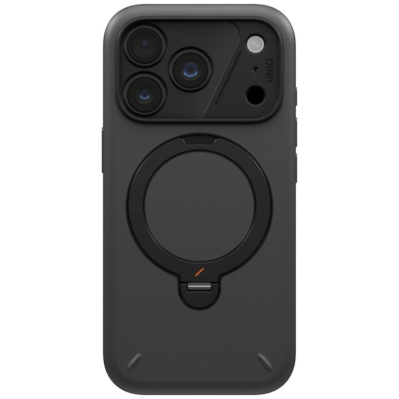 UNIQ Elix dėklas Apple iPhone 18 Pro / 17 Pro, 360 besisukantis stovas, pilkas
